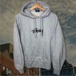 Stussy Heather Gray Hoodie